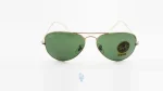 فریم عینک آفتابی RAYBAN مردانه با شکل تخم مرغی به رنگ طلایی و کد RB-3025L