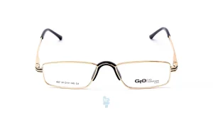 فریم عینک طبی Gioferrari مردانه, زنانه با شکل مستطیل به رنگ طلایی و کد G-407