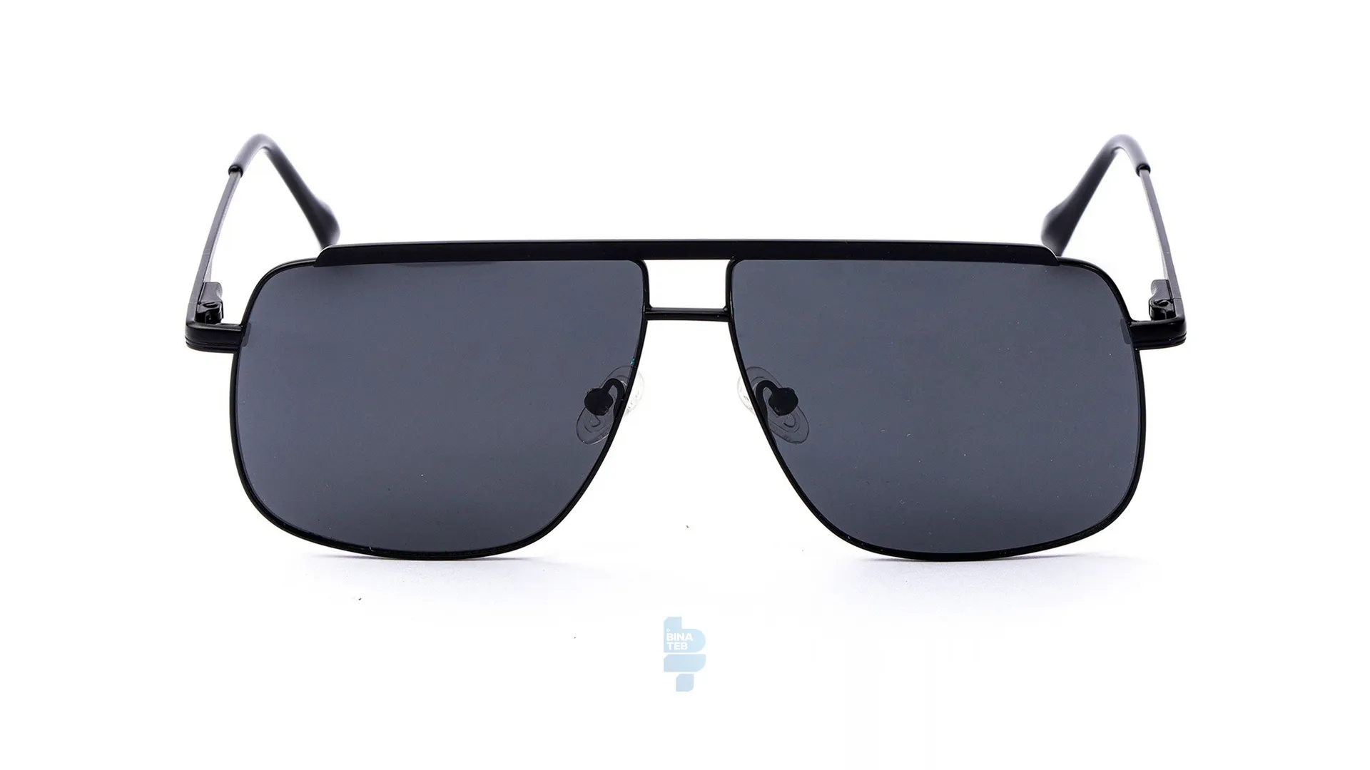 7590-1 فریم عینک آفتابی Gioferrari مردانه, زنانه با شکل تخم مرغی به رنگ مشکی و کد G-YC39044