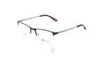 فریم عینک طبی New Balance مردانه با شکل مستطیل به رنگ آبی و کد NB-4099