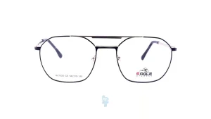 فریم عینک طبی Eagle مردانه با شکل تخم مرغی به رنگ مشکی و کد EG-GZ1320