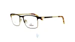 فریم عینک طبی Eagle مردانه با شکل مستطیل به رنگ قهوه ای و کد EG-GL8853