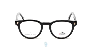 فریم عینک طبی Eagle مردانه با شکل گرد به رنگ مشکی و کد EG-OLD4723a