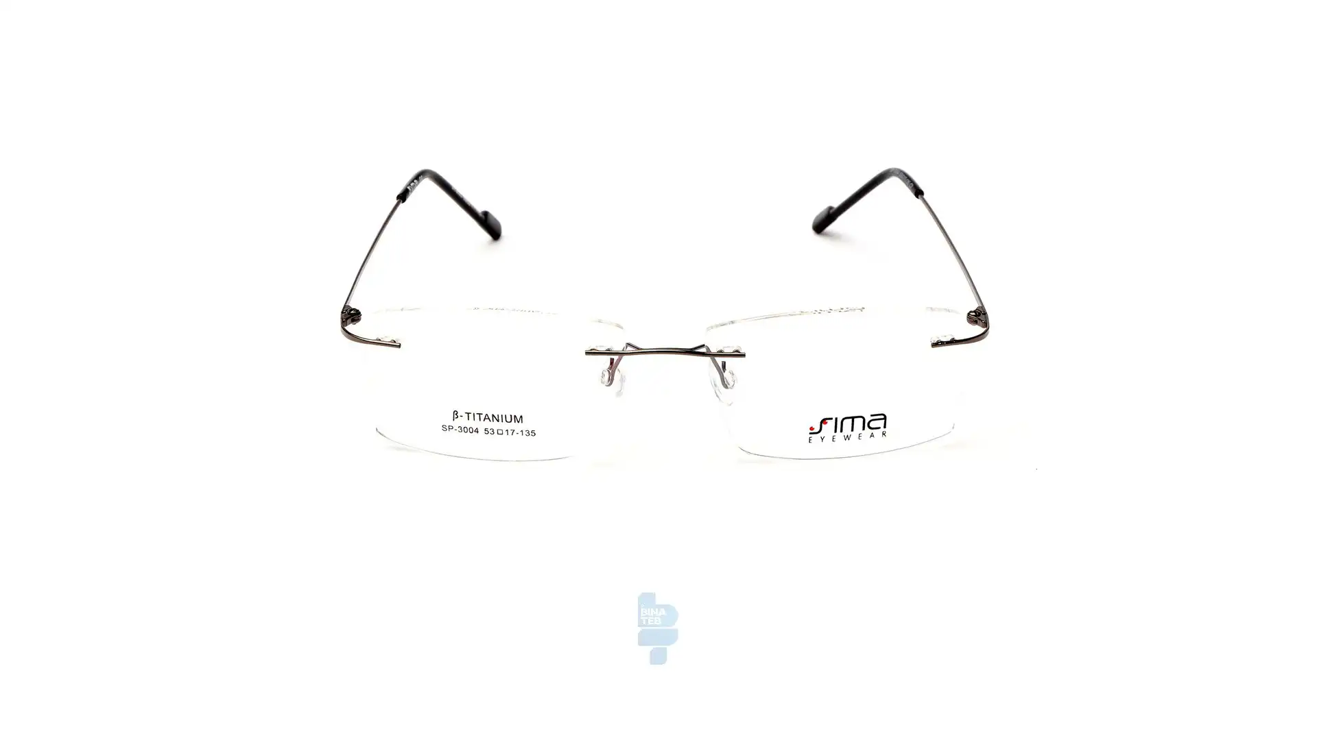 فریم عینک طبی Simaa مردانه, زنانه با شکل مستطیل به رنگ نوک مدادی و کد S-p-3004
