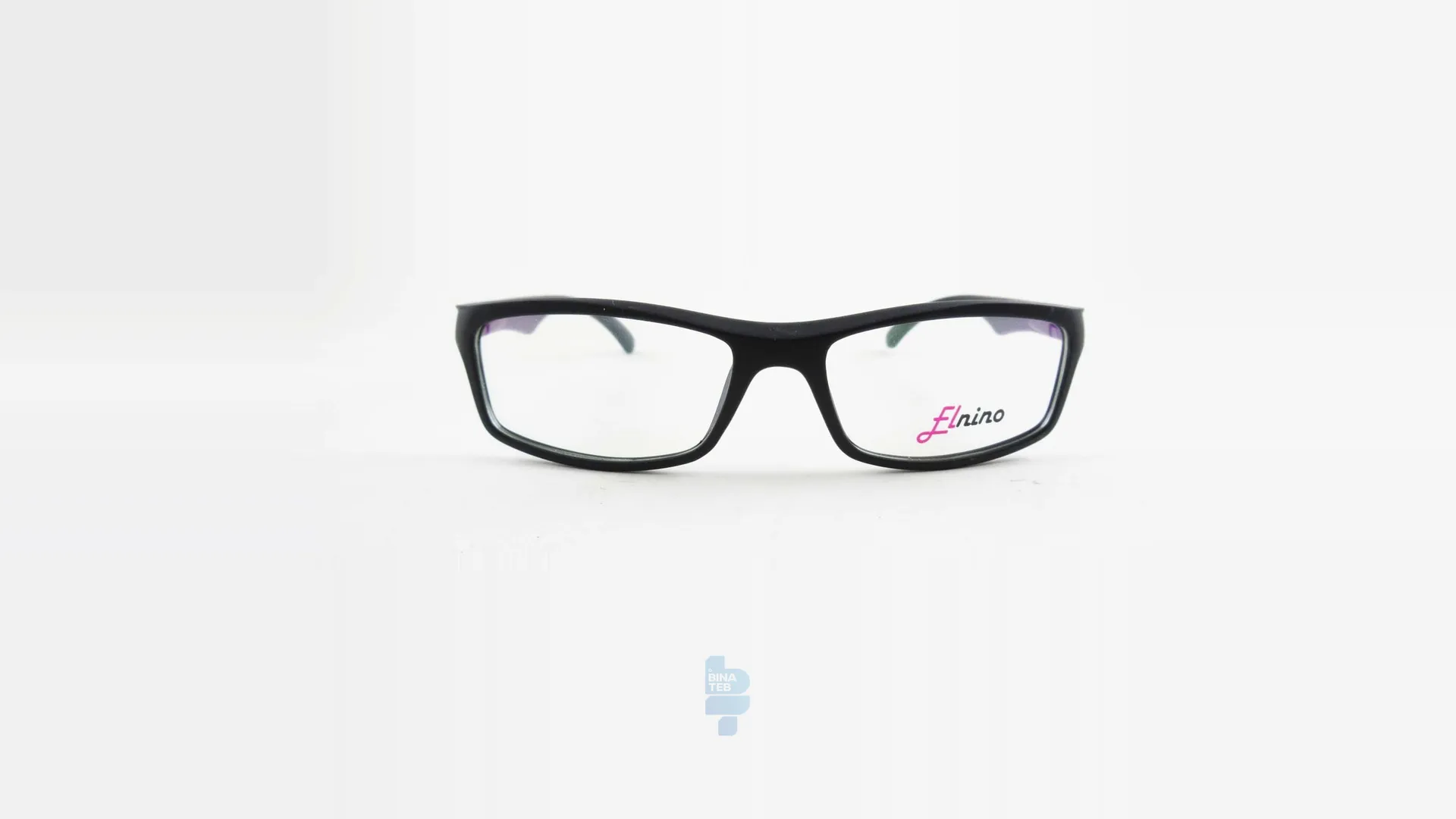 فریم عینک طبی Elnino بچه گانه با شکل مستطیل به رنگ مشکی و کد E-003