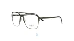 فریم عینک طبی Elnino مردانه با شکل مستطیل به رنگ نوک مدادی و کد E-P8506